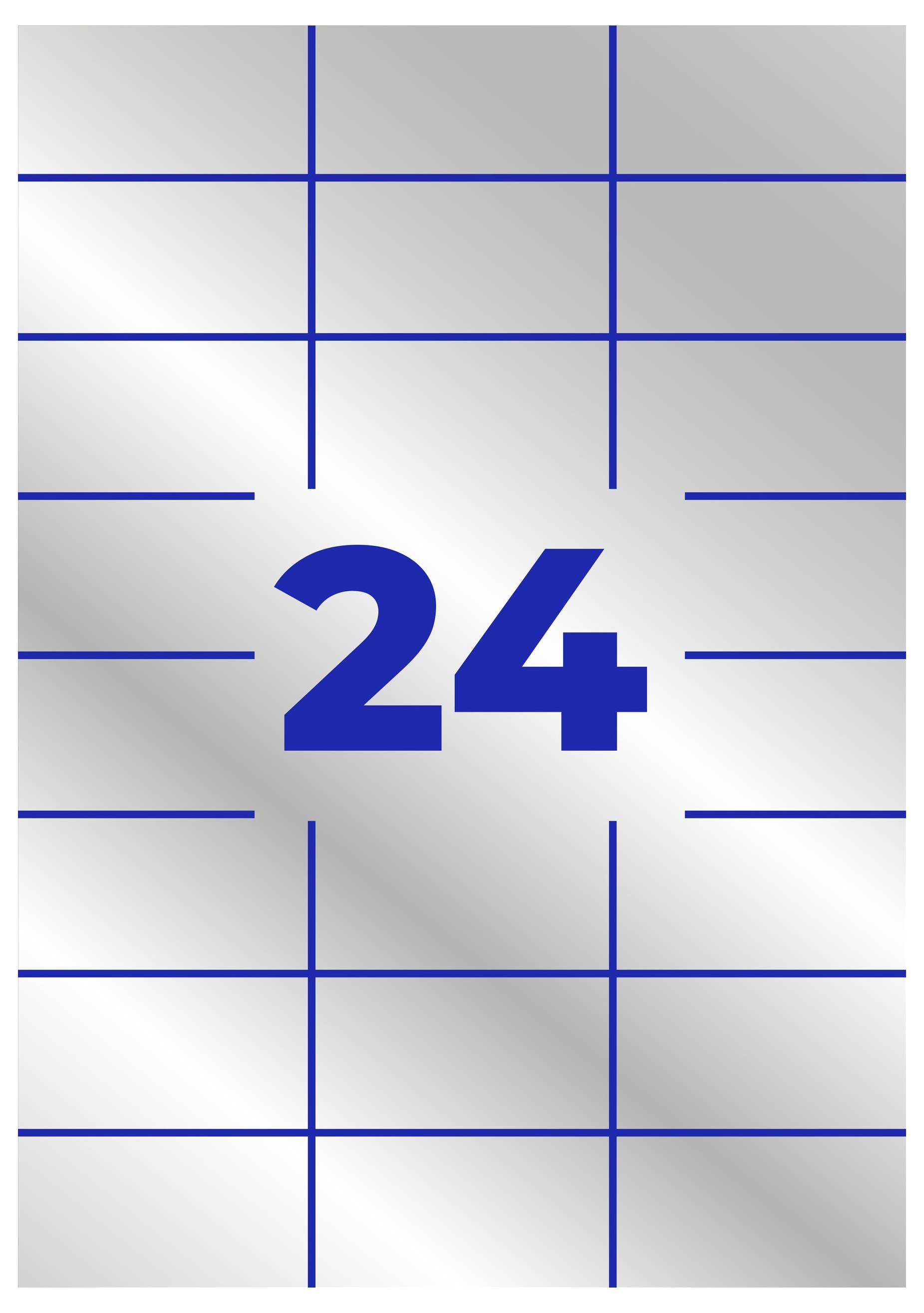 Kalenderblatt mit der Zahl '24' in Blau auf grauem, kariertem Hintergrund.