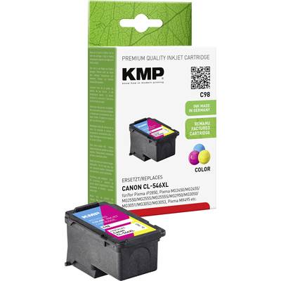 KMP Tinte ersetzt Canon CL-546XL Kompatibel  Cyan, Magenta, Gelb C98 1563,4030