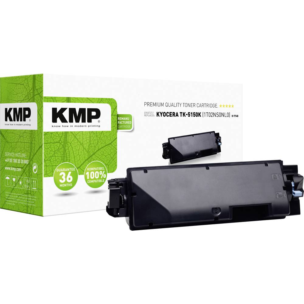 KMP Tonercassette vervangt Kyocera TK-5150K Compatibel Zwart 12000 bladzijden K-T74B