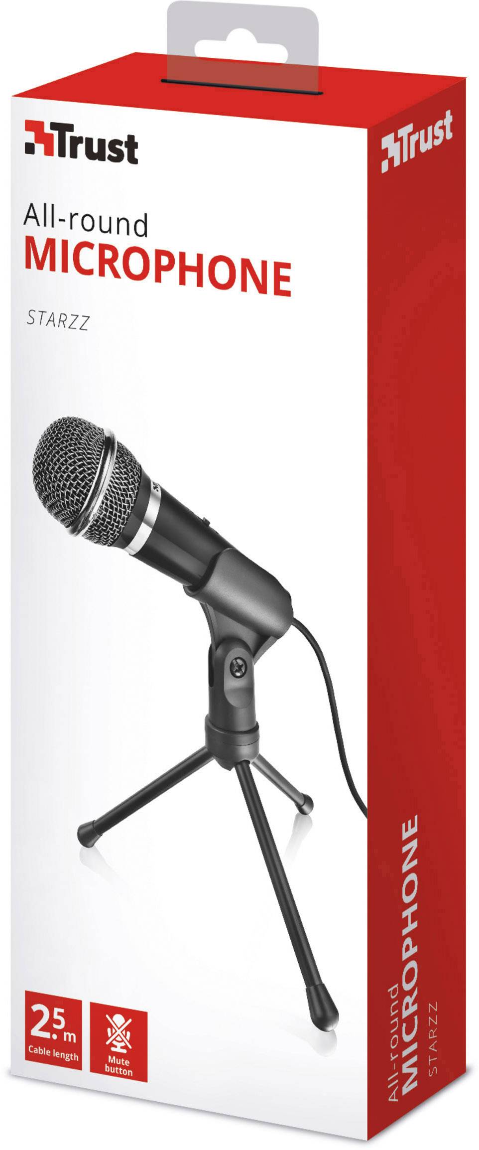 Thumbnail - Trust Starzz Stand Pc-mikrofon Übertragungsart (details):kabelgebunden