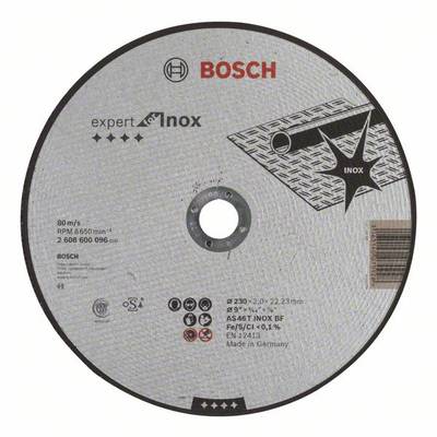 Bosch Accessories AS 46 T Inox BF 2608600096 Trennscheibe gerade 230 mm 1 St. Stahl, Edelstahl
