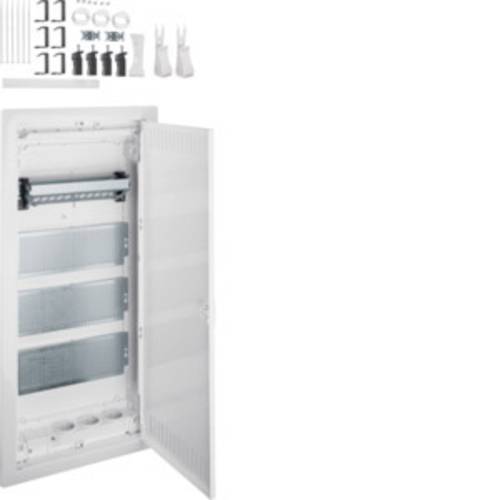 Hager VH48NW Multimedia Volta Multimedia-Verteiler Unterputz Anzahl Teilungen = 48 Anzahl Reihen = 4 Inhalt 1 St.