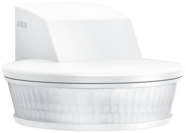 Steinel 034955 Wand, Aufputz Bewegungsmelder 300 °  Weiß IP54 Dauerlichtfunktion, Urlaubsfunktion
