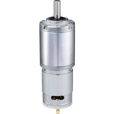 Metallischer Elektromotor in zylindrischer Form mit Welle oben. Eignet sich für mechanische Anwendungen und Automatisierung.