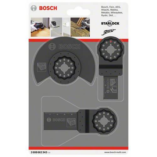 Thumbnail - Bosch Accessories 2608662343 ACZ 85 EC, AIZ 20 AB, AIZ 24 EC Multifunktionswerkzeug-Zubehör-Set 3teilig Multifunktionswe...