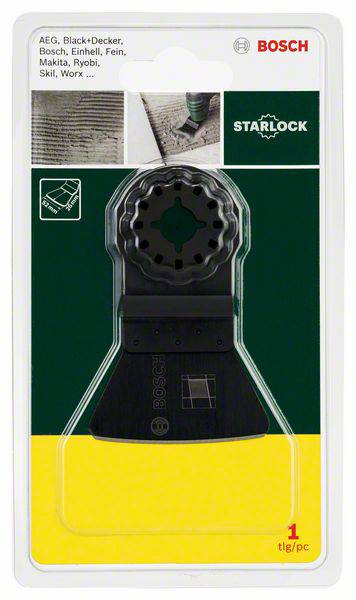 'Bosch Starlock Sägeblatt, 1-teilig, kompatibel mit AEG, Black+Decker, Bosch, Einhell, Fein, Makita, Ryobi, Skil, Worx.'