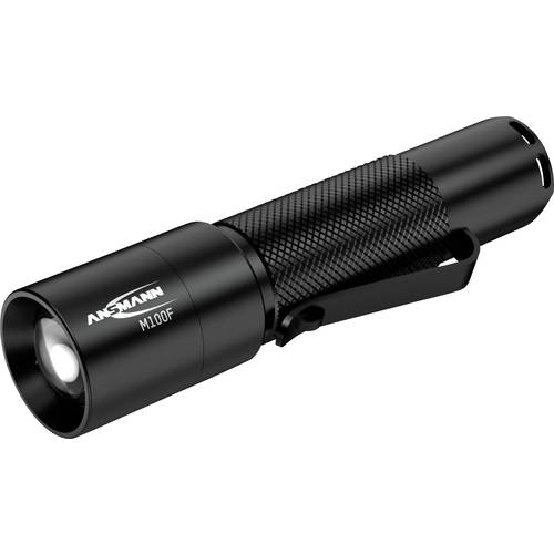 Ansmann M100F LED Taschenlampe mit Gürtelclip, mit Handschlaufe batteriebetrieben 115 lm 92 g