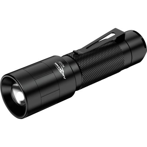 Ansmann M250F LED Taschenlampe mit Gürtelclip, mit Handschlaufe batteriebetrieben 260 lm 157 g