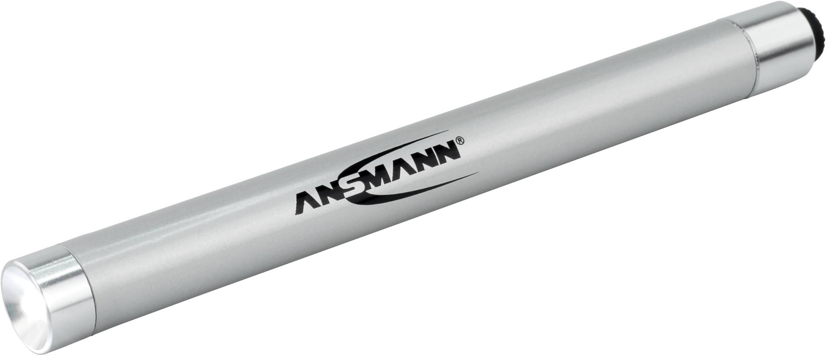 ANSMANN Penlight batteriebetrieben LED 133.8 mm 1600-0169 X15 Silber