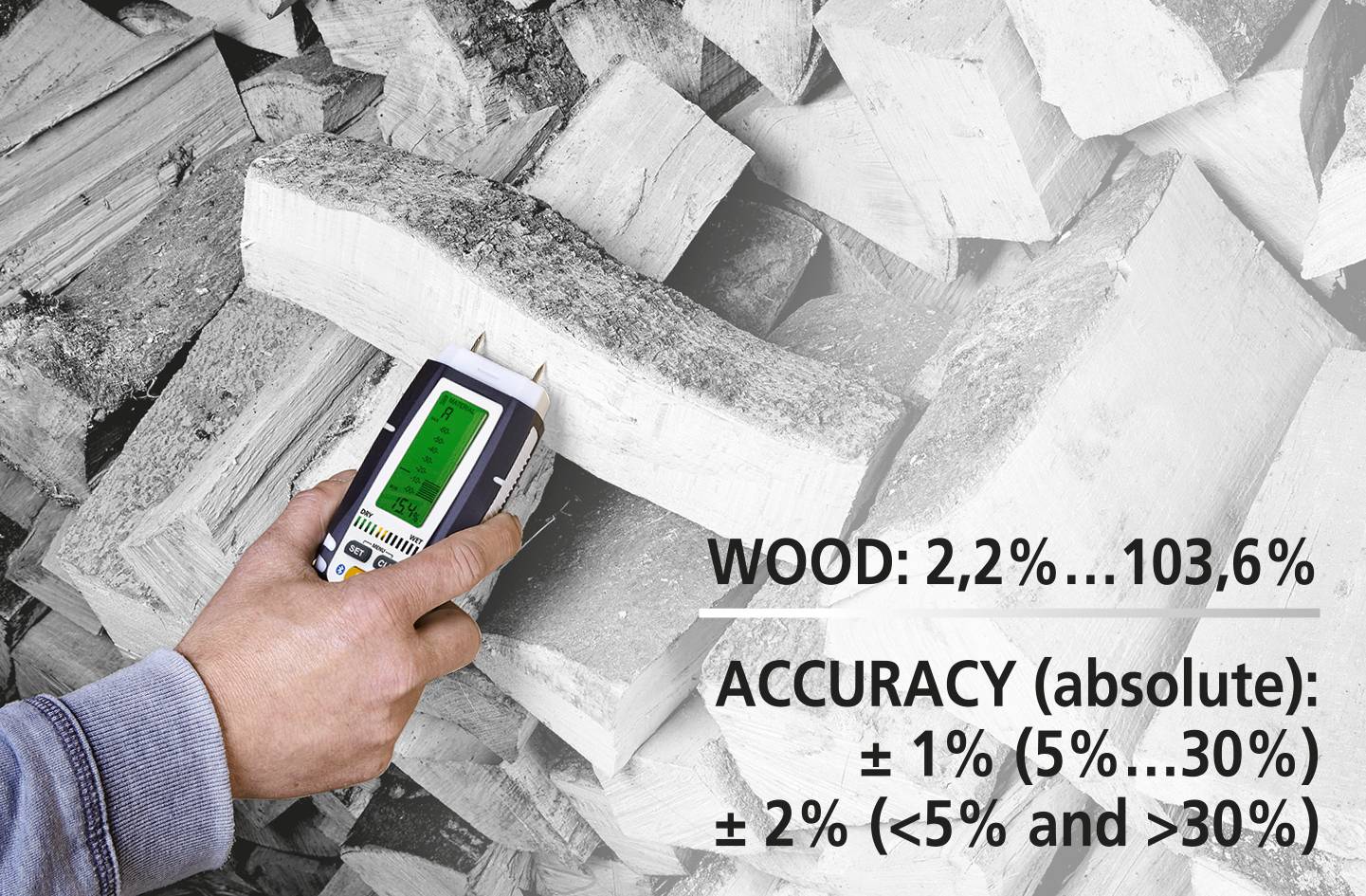 Laserliner DampMaster Compact Plus Materialfeuchtemessgerät-7