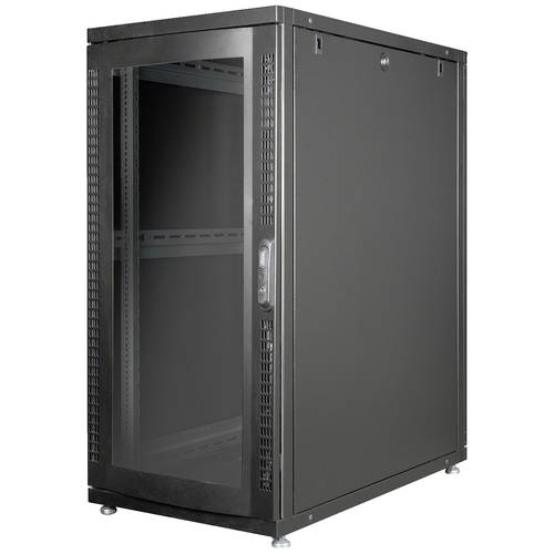 Digitus DN-19 SRV-26U-B-G-1 19 Zoll Serverschrank (B x H x T) 600 x 1290 x 1000 mm 26 HE Schwarz (RAL 9005)