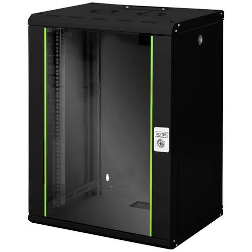 Digitus DN-19 16-U-SW 19 Zoll Wandgehäuse (B x H x T) 600 x 820 x 450 mm 16 HE Schwarz (RAL 9005)