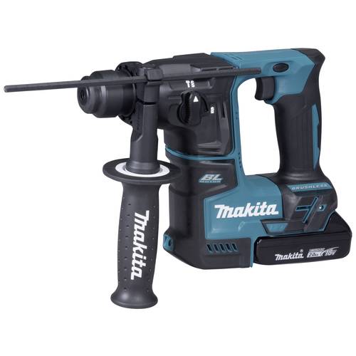 Makita DHR171RAJ SDS-Plus-Akku-Bohrhammer 18 V 2 Ah Li-Ion inkl. 2. Akku, inkl. Koffer