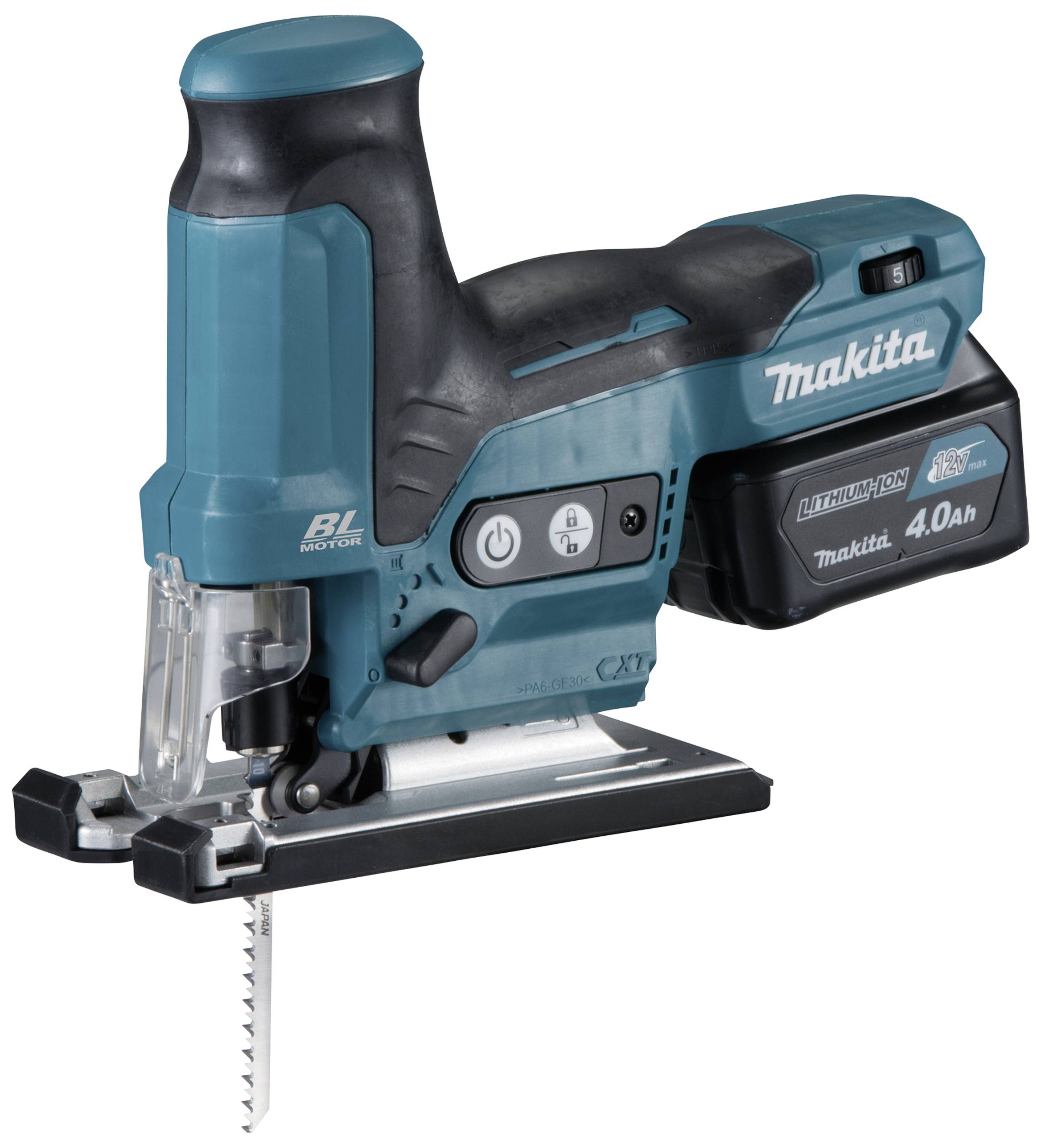 Makita JV102DSMJ Sticksåg Batteridriven JV102DSMJ inkl. 2x batterier, inkl. laddare, inkl. väska 10.8 V 4 Ah