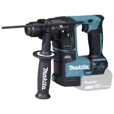 Akku-Bohrhammer mit ergonomischem Griff und SDS-PLUS-Aufnahme, blau-schwarz, Marke gut sichtbar. Geeignet für Bau- und Renovierungsarbeiten.