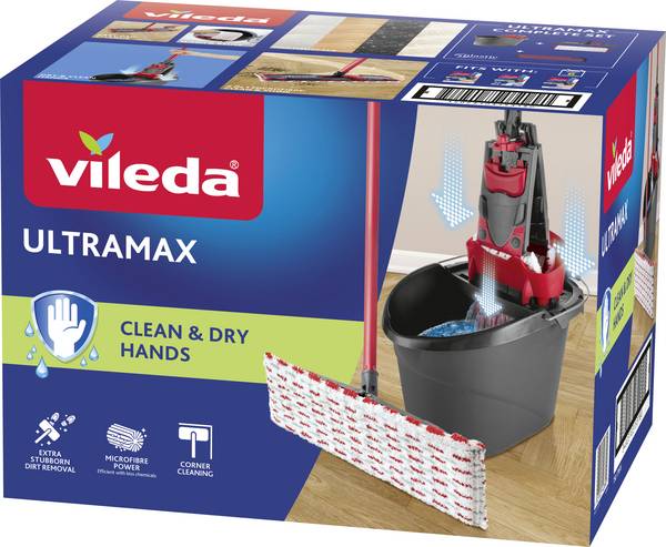 Vileda 155740 Ultramax Bodenwischer Komplettset Mehrfarbig 1 St.