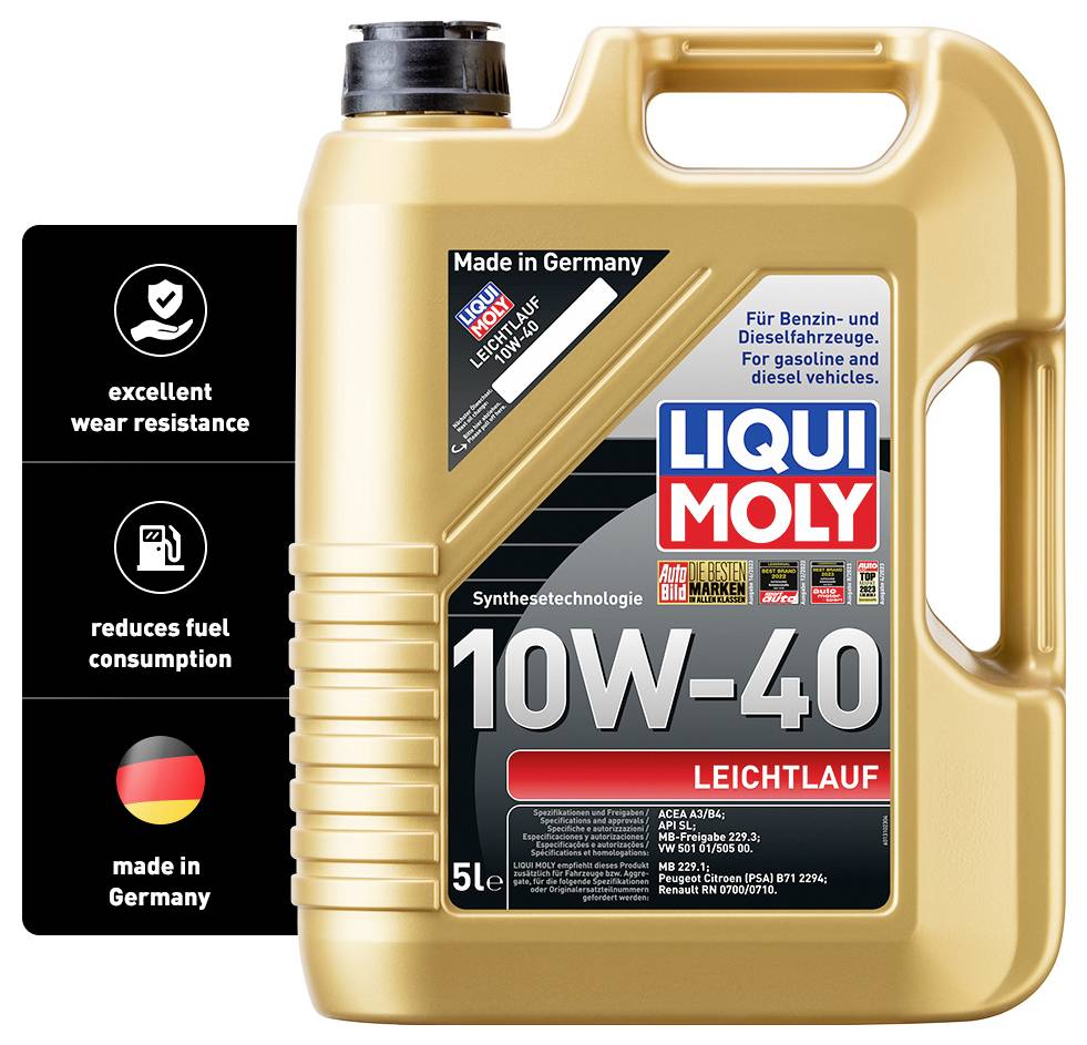 Liqui Moly LEICHTLAUF 10W-40 1310 Motoröl 5 l-1