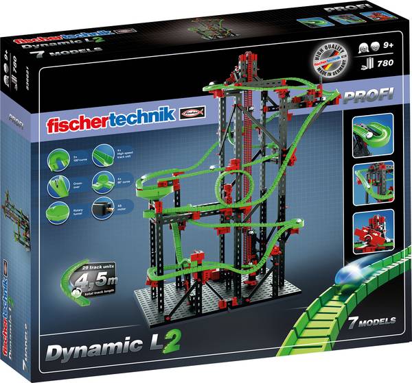 fischertechnik 536621 PROFI Dynamic L²  Kugelbahn ab 7 Jahre