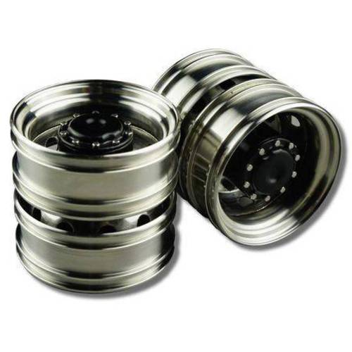 Thicon Models 1:14 LKW Felgen 44 mm Edelstahl Euro-Optik Silber 2 St.