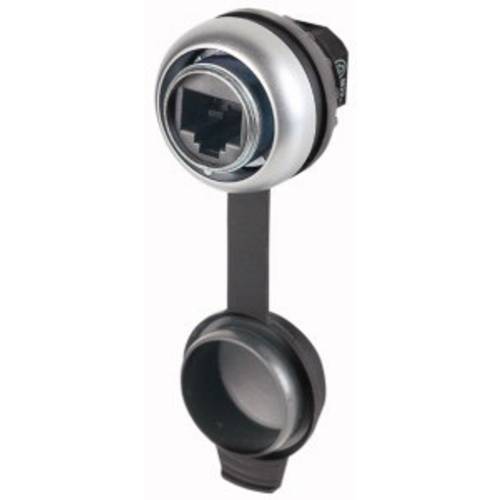 Eaton M22-RJ45-SA Frontelement 107413 RJ45 Steckergehäuse Polzahl Sensoren 8 Schwarz 1 St.