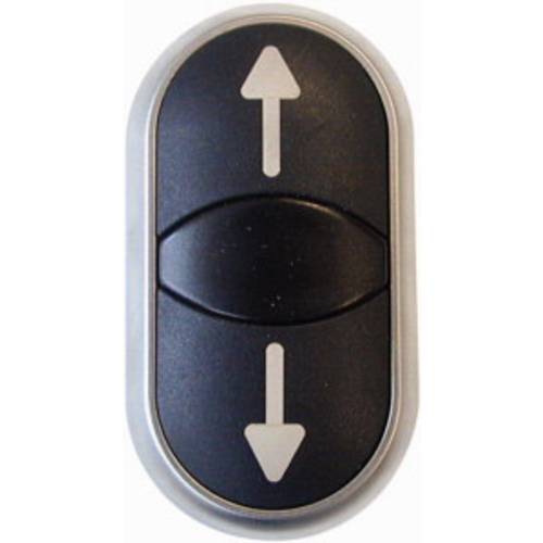 Eaton 216710 M22-DDL-S-X7/X7 Doppeldrucktaster flach, rund Mehrfarbig 1 St.