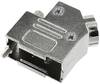encitech D45ZK09HI-K 6560-0706-11 D-SUB Gehäuse Polzahl: 9 Vollmetall 45 ° Silber 1 St.