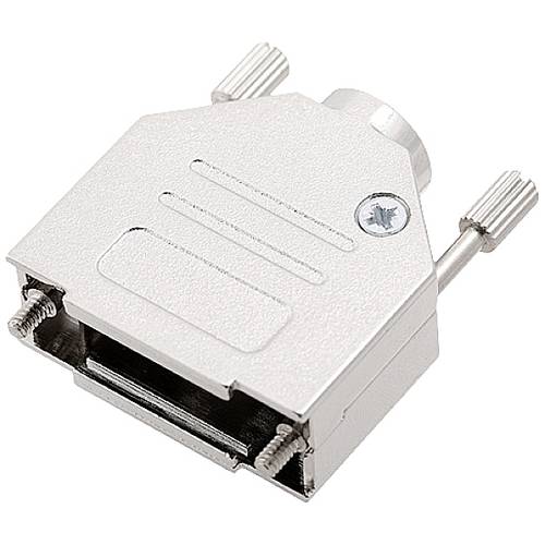 encitech DTZK09-K 6560-0105-01 D-SUB Gehäuse Polzahl: 9 Vollmetall 180 ° Silber 1 St.