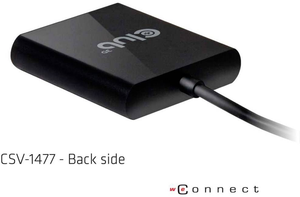 Club 3D SenseVision - Externer Videoadapter - USB 3.1 Gen 1-10