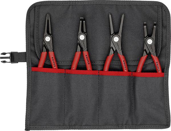 Knipex 00 19 57 V01 Seegeringzangen-Set Passend für (Seegeringzangen) Außen- und Innenringe 19-60 mm 19-60 mm Spitzenform (Details) gerade, abgewinkelt 90°