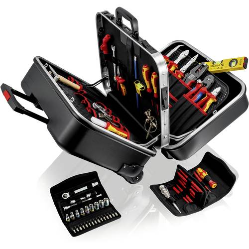 Knipex BigTwin 00 21 41 Elektriker Werkzeugkoffer bestückt 63teilig (L x B x H) 525 x 510 x 270 mm