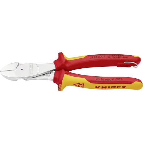 Knipex 74 06 200 T 74 06 200 T VDE Kraft-Seitenschneider 200 mm
