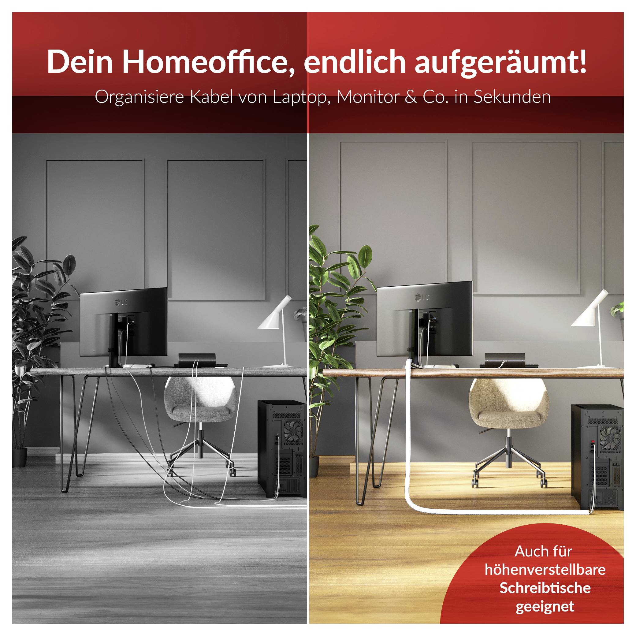 Label the Cable Kabelschlauch LTC CABLE TUBE PRO 5120 25 m Weiß-2