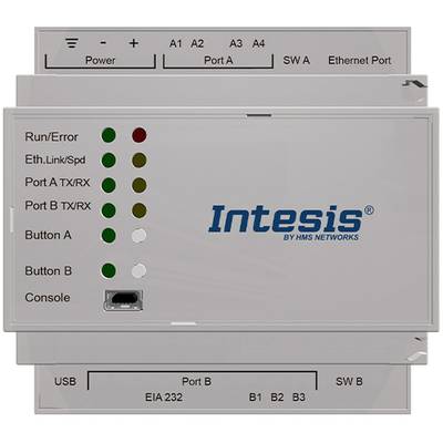 Intesis INBACMBM1000000 Gateway Modbus/BACnet Gateway 100 Datenpunkte RS-485, Ethernet    24 V/DC 1 St.