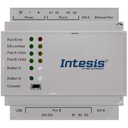 Image of Intesis INBACMBM1000000 Gateway Modbus/BACnet Gateway 100 Datenpunkte RS-485, Ethernet 24 V/DC 1 St.