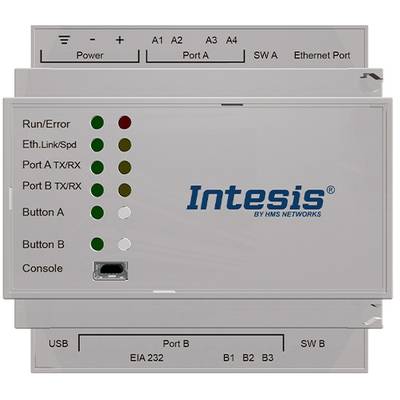 Intesis INBACMBM6000000 Modbus/BACnet Gateway 600 Datenpunkte RS-485, Ethernet    24 V/DC 1 St.
