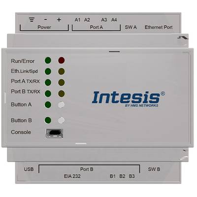 Intesis INKNXMBM2500000 Modbus/KNX Gateway 250 Datenpunkte (Register) RS-485, RJ-45, Ethernet    24 V/DC 1 St.