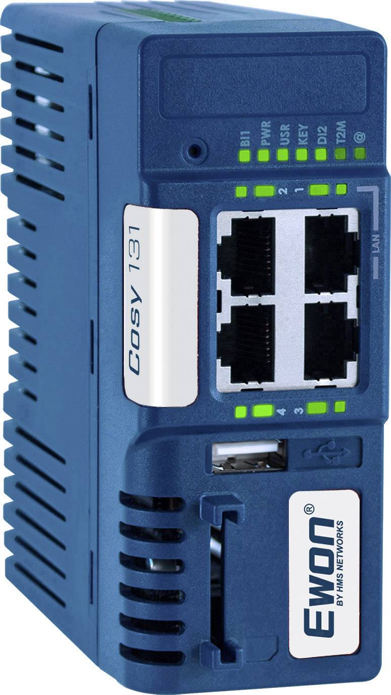 EWON EC61330 Cosy 131 Ethernet Industrie Router LAN, RJ-45 Anzahl Eingänge: 2 x Anzahl Ausgänge: 2 x 12 V/DC, 24 V/DC 1 -1
