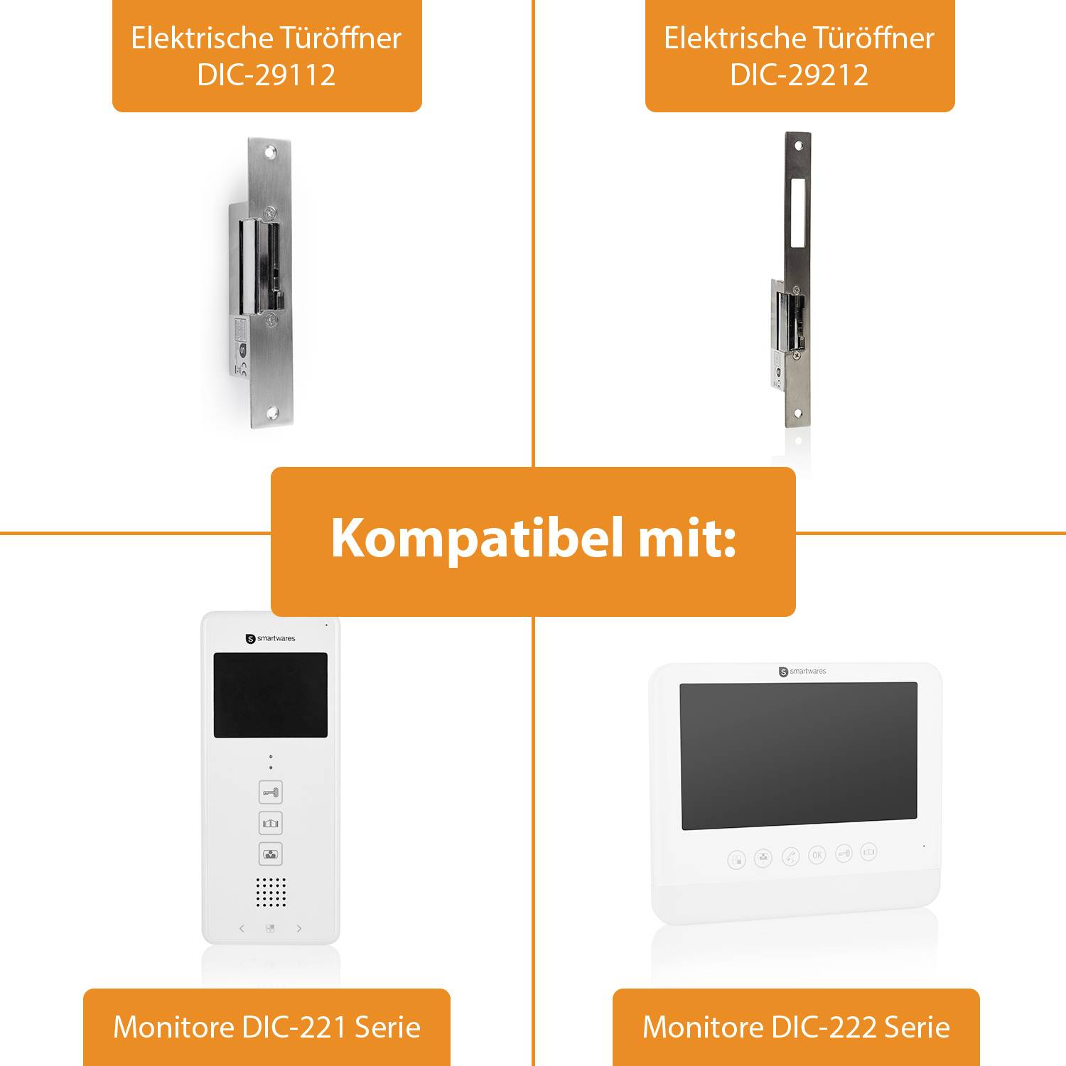 Video Türsprechanlage DIC-22142 weiß-7