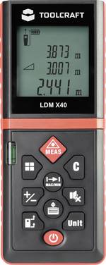 TOOLCRAFT LDM X40 Laser-Entfernungsmesser 40 m