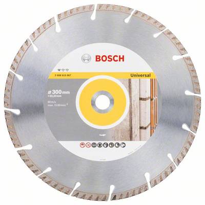 Bosch Accessories 2608615067 Standard for Universal Speed Diamanttrennscheibe Durchmesser 300 mm Bohrungs-Ø 22.23 mm  1 