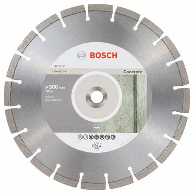 Bosch Accessories 2608603762 Standard for Concrete Diamanttrennscheibe Durchmesser 300 mm Bohrungs-Ø 20 mm  1 St.