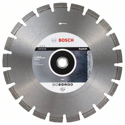 Bosch Accessories 2608603828 Standard for Asphalt Diamanttrennscheibe Durchmesser 350 mm Bohrungs-Ø 25.40 mm  1 St.