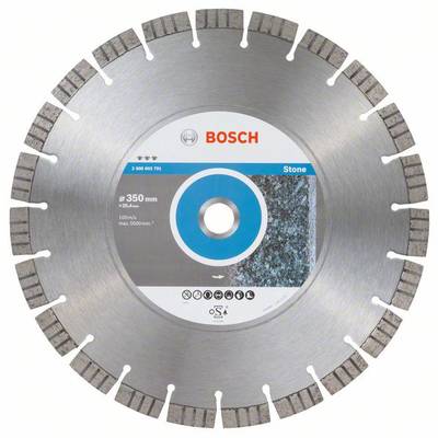 Bosch Accessories 2608603791 Best for Stone Diamanttrennscheibe Durchmesser 350 mm Bohrungs-Ø 25.40 mm  1 St.