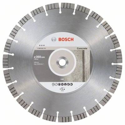 Bosch Accessories 2608603757 Best for Concrete Diamanttrennscheibe Durchmesser 350 mm Bohrungs-Ø 20 mm  1 St.