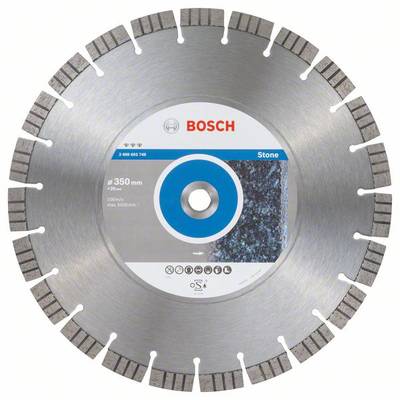 Bosch Accessories 2608603748 Best for Stone Diamanttrennscheibe Durchmesser 350 mm Bohrungs-Ø 20 mm  1 St.
