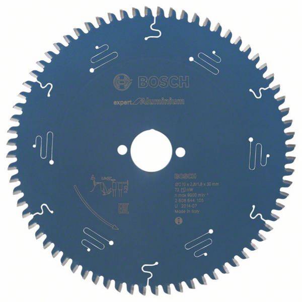 Bosch Accessories Expert for Aluminium 2608644105 Kreissägeblatt 210 x 30 x 1.8 mm Zähneanzahl: 72 1 St.