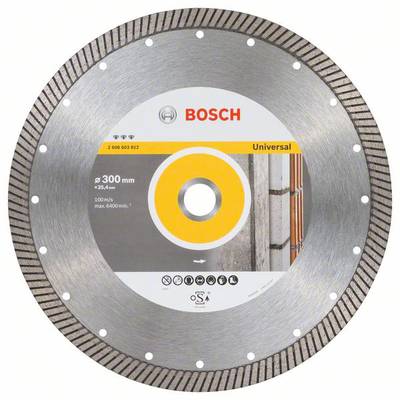 Bosch Accessories 2608603812 Best for Universal Turbo Diamanttrennscheibe Durchmesser 300 mm Bohrungs-Ø 25.40 mm  1 St.