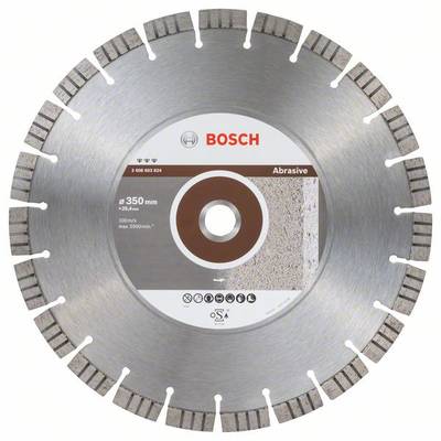 Bosch Accessories 2608603824 Best for Abrasive Diamanttrennscheibe Durchmesser 350 mm Bohrungs-Ø 25.40 mm  1 St.