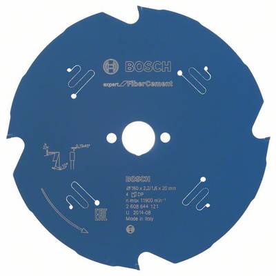 Bosch Accessories Expert for Fiber Cement 2608644121 Kreissägeblatt 160 x 20 x 1.6 mm Zähneanzahl: 4 1 St.