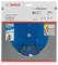Verpackung einer Bosch Kreissägeblatt 'Fiber Cement' für Zementmaterialien, 160 mm Durchmesser, geeignet für saubere, präzise Schnitte.